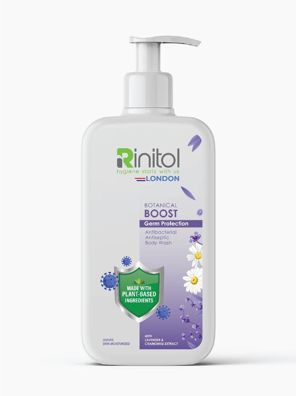 Rinitol Antibacterial Antiseptic Body Wash – Neem & Turmeric